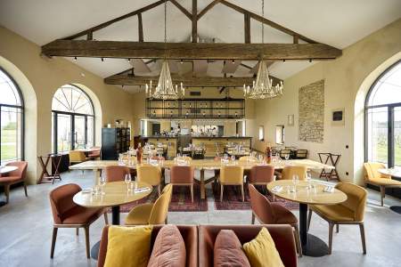 Salle Restaurant - La Chapelle de Guiraud à Sauternes