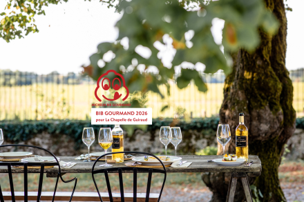 La Chapelle de Guiraud nouveau lauréat Bib Gourmand 2026, du Guide Michelin