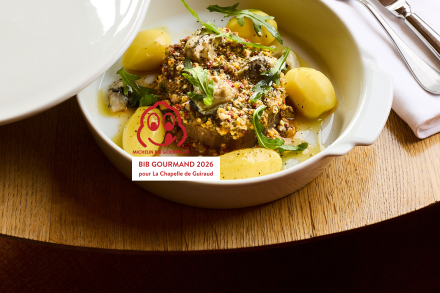 Les plats semainiers de La Chapelle de Guiraud, récompensé par un Bib Gourmand sur le Guide Michelin