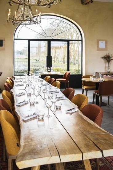 Salle Restaurant - La Chapelle de Guiraud à Sauternes