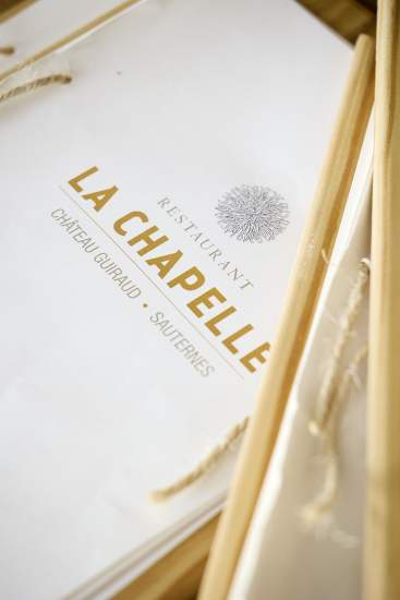 Menu Restaurant - La Chapelle de Guiraud à Sauternes